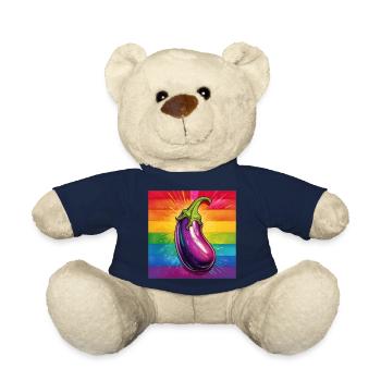 LGBTQ Aubergine - Teddy - French Navy - Vorne