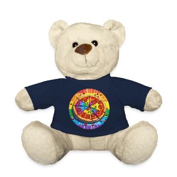 LGBTQ Pizza - Nounours - bleu marine - Devant