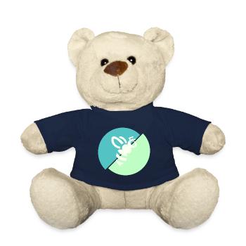 Pastellgrün Kontrastbiene - Teddy - French Navy - Vorne