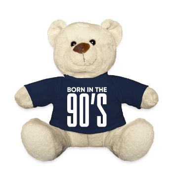 90s 90s Retro Gift - Teddy Bear - french navy - Front