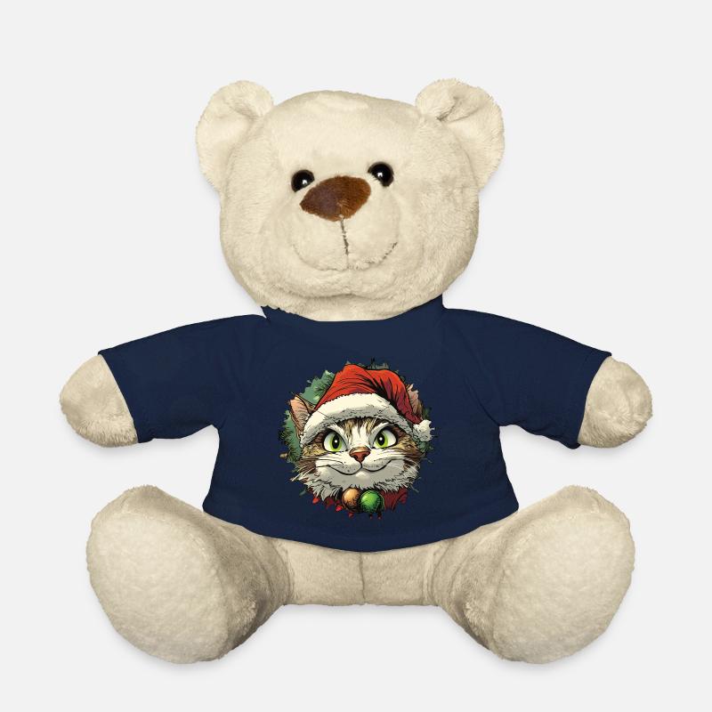 Noël chat - Nounours - bleu marine