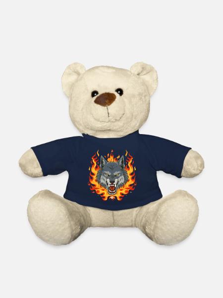 02 Wolf Feuer Flammen - Teddy - French Navy
