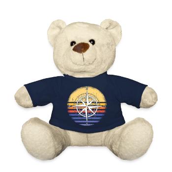 Geocacher Retro Sunset Geocaching - Teddy - French Navy - Vorne