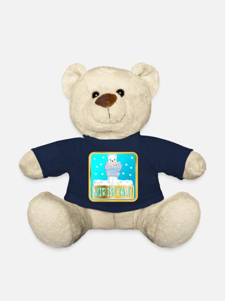 MIR IST KALT - WINTER EISBÄREN - Teddy - French Navy
