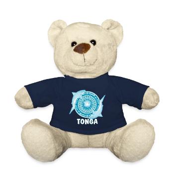 Tonga Bull Shark - Teddy Bear - french navy - Front