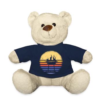 Griller Retro Sunset Grilling - Teddy Bear - french navy - Front