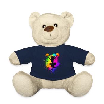 pom-pom girl colorée pom-pom girl - Nounours - bleu marine - Devant