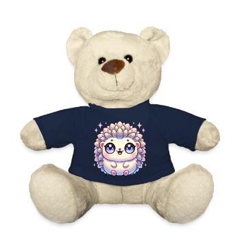 Super Cute Kawaii Baby Hedgehog - Teddy - French Navy - Vorne