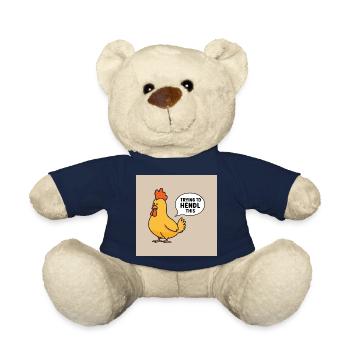 Huhn "Trying to hendl this" - Teddy - French Navy - Vorne