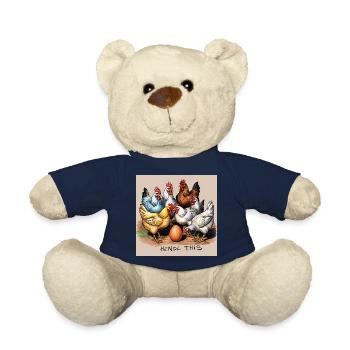 Poules « Hendl this » - Nounours - bleu marine - Devant