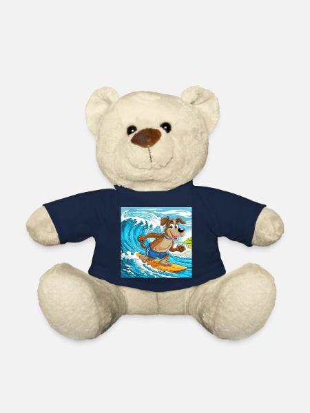 The Dog Surfer - Teddy Bear - french navy