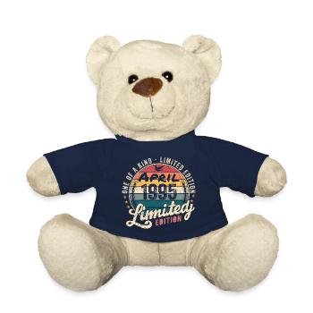 April 1995 Vintage Vintage Birthday April 1995 - Teddy Bear - french navy - Front