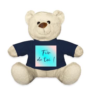 Fièr de toi - Nounours - bleu marine - Devant