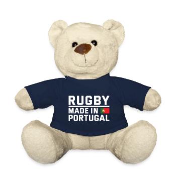 Rugby fabriqué à partir de Portugal Rugby - Nounours - bleu marine - Devant