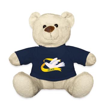 Ukraine, ukrainische Flagge, ukrainische Flagge - Teddy - French Navy - Vorne