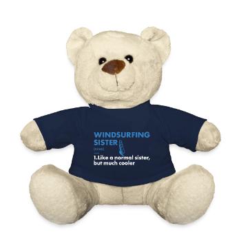 Sport Sister Windsurfing - Teddy Bear - french navy - Front