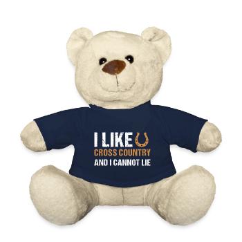 Cycliste J’aime Cross Country - Nounours - bleu marine - Devant