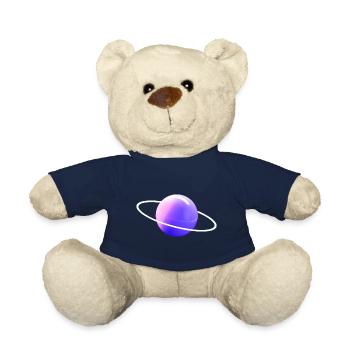 Univers spatial Orbite astronaute planète espace - Nounours - bleu marine - Devant
