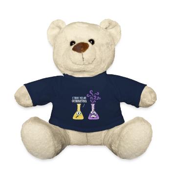 Drôle de chimie étudiant étudiant drôle - Nounours - bleu marine - Devant
