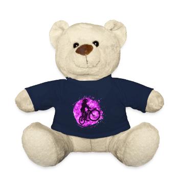 Cooles Mountainbike Mädchen pink MTB Fahrrad - Teddy - French Navy - Vorne