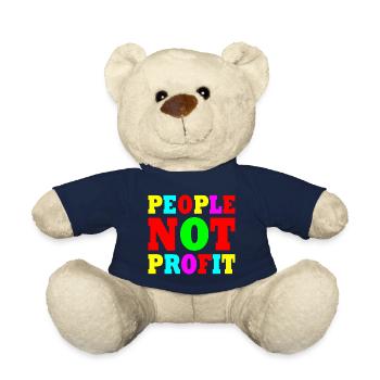 People not profit - Nounours - bleu marine - Devant