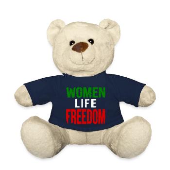 Women life freedom iran - Teddy Bear - french navy - Front