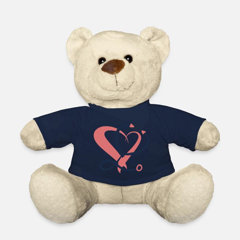 Stethoskop & Herz. Krankenschwester / Ärztin. - Teddy - French Navy