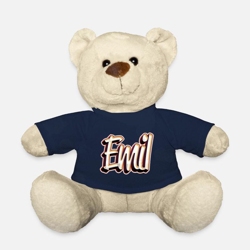 Emil Vorname Name Graffiti Design - Teddy - French Navy
