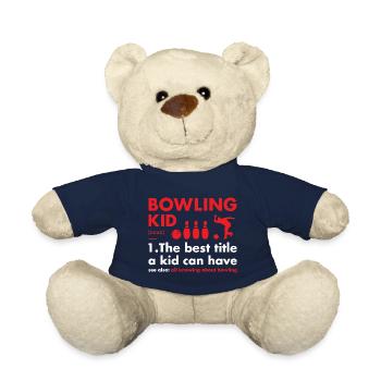 Sport Kid Definition Bowling - Teddy Bear - french navy - Front
