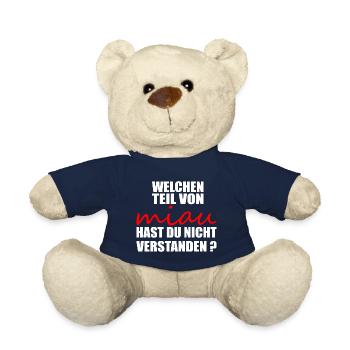 Welchen teil von miau hast du nicht verstanden - Teddy - French Navy - Vorne