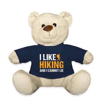 Hiker I Like Hiking - Teddy Bear - french navy - Front