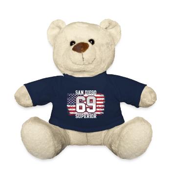 San Diego - Teddy Bear - french navy - Front