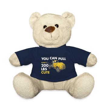 You Can Pull 200 Pounds That's Cute Tow Truck - Teddy Bear - french navy - Front