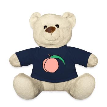 peach pfirsich veggie gemuese fruits17 - Teddy - French Navy - Vorne