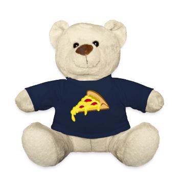 manger de la nourriture pizza pizzeria restaurant62 - Nounours - bleu marine - Devant