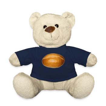 pain baguette broetchen crossaint Baecker pain bu - Nounours - bleu marine - Devant