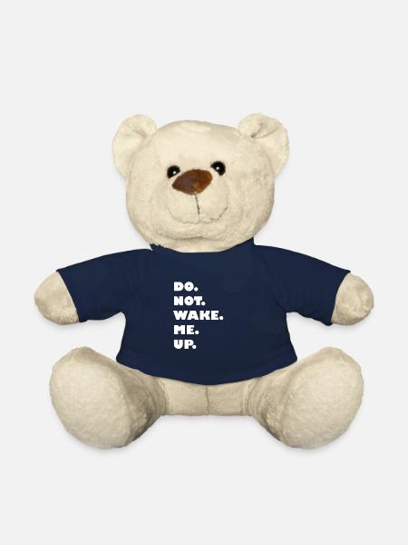 DO NOT WAKE ME UP - Teddy Bear - french navy