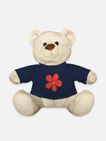 flower flower - Teddy Bear - french navy