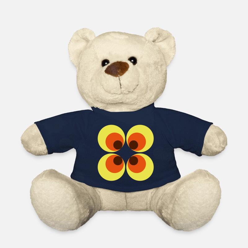 70er Jahre Tapete - Teddy - French Navy