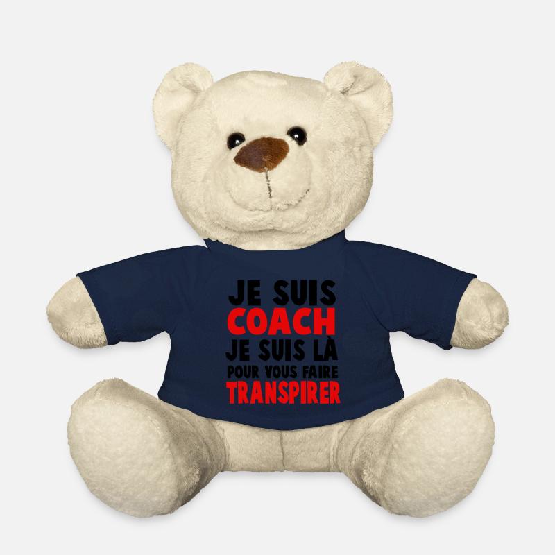 JE SUIS COACH - Nounours - bleu marine