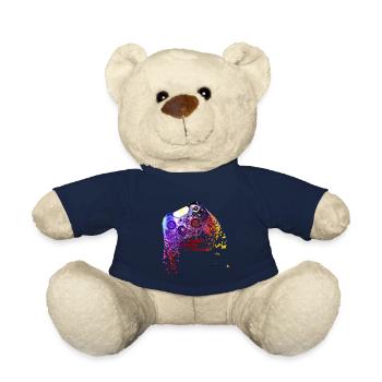Gamer X - Teddy Bear - french navy - Front