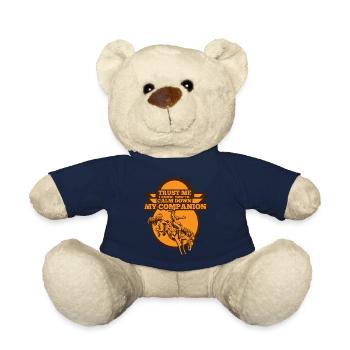 Trust me companion Pferd rodeo Cowboy Geschenk - Teddy - French Navy - Vorne
