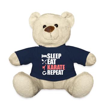 karate - Teddy Bear - french navy - Front