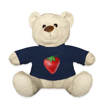 Delicious red strawberry - Teddy Bear - french navy - Front