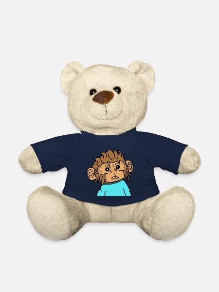 Monkey Monkey - Teddy Bear - french navy