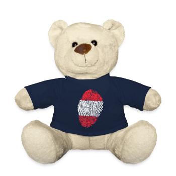 Empreinte digitale Autriche empreinte digitale - Nounours - bleu marine - Devant