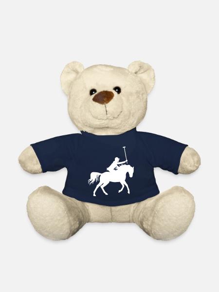 polo - Nounours - bleu marine