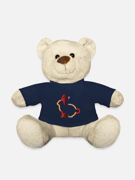 Hare - Teddy Bear - french navy