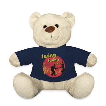 Couple dancing swing - Teddy Bear - french navy - Front