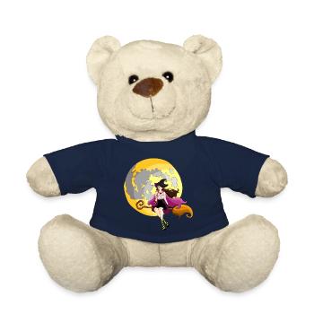 Halloween Witch - Teddy Bear - french navy - Front
